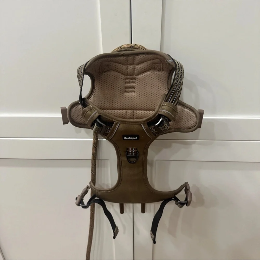 Heavy Duty Tactical Dog Harness No Pull Medium w/ Leash